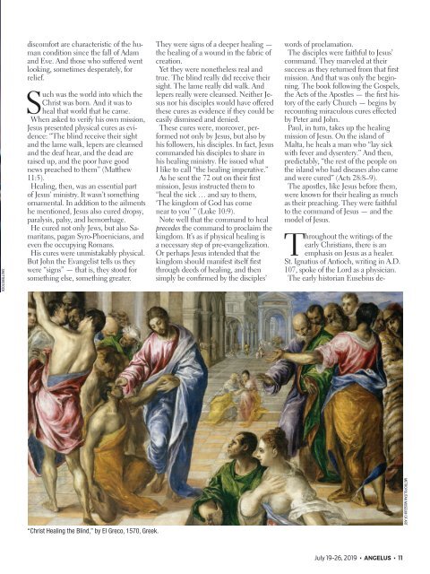 Angelus News | July 19-26, 2019 | Vol. 4 No. 26