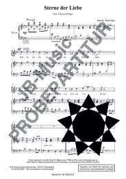 Sterne der Liebe (für Tenor-, bzw. Sopran-Solostimme m. Klavierbegl. oder Chor TTBB, SATB