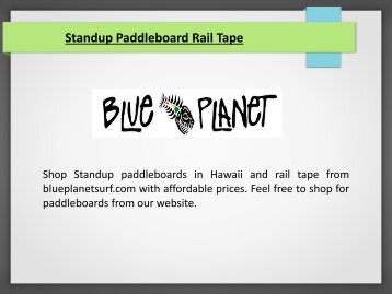Standup Paddleboard Rail Tape