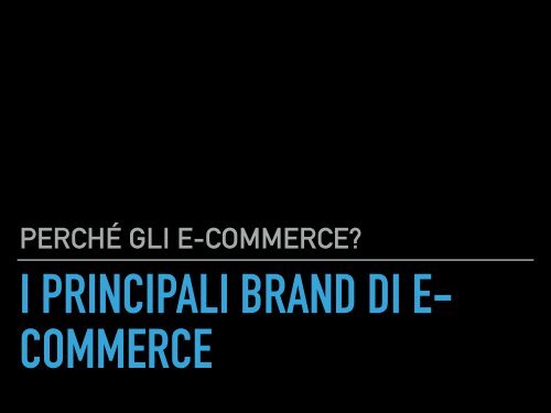 E-commerce in Italia e nel mondo