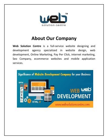 Website Development Company In Delhi, India