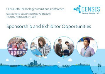 6th CENSIS Tech summit 2019_Sponsorship Exhibitor Opportunities