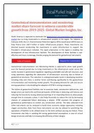 Geotechnical instrumentation and monitoring market forecast to witness phenomenal growth opportunities by 2025