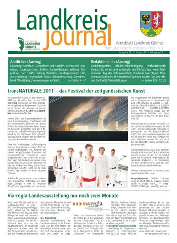 Landkreisjournal Nr. 033/2011