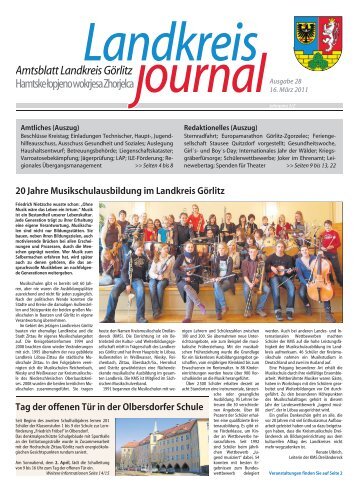 Landkreisjournal Nr. 028/2011