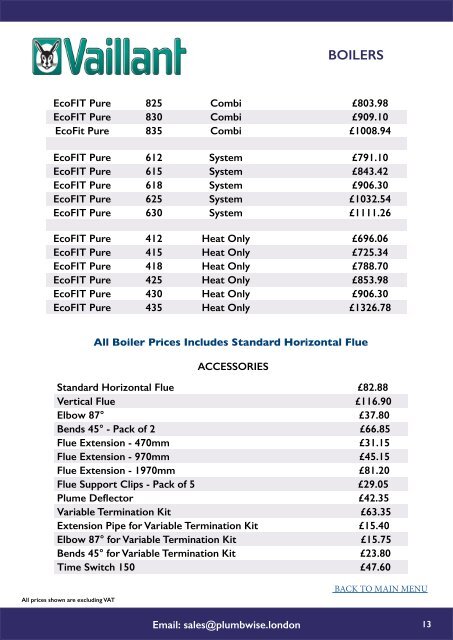 Plumbwise Trade Brochure July 2019