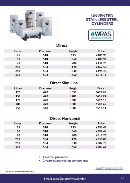 Plumbwise Trade Brochure July 2019