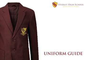 Studley High School Uniform Guide