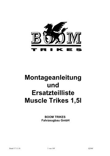 Ersatztelliste Muscle 1,5 L