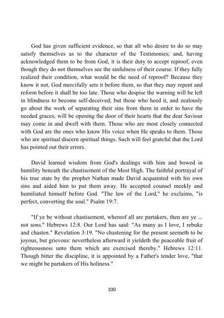 Counsels for the Church - Ellen G. White