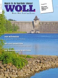 WOLL Magazin für Warstein Möhnesee Rüthen Frühling 2019
