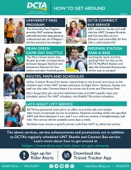 UNT How to Get Around: Fall 2019