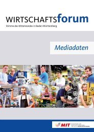 Mediadaten MIT-Wirtschaftsforum