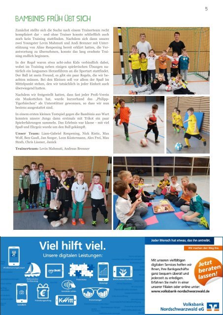 YELLOW | Vereinszeitung 1. FC Egenhausen Juni 2019