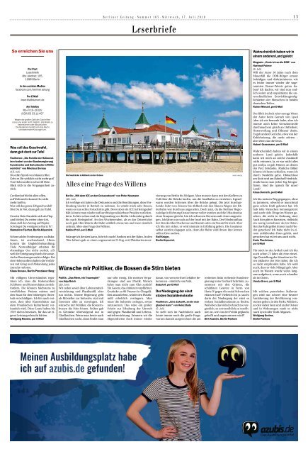 Berliner Zeitung 17.07.2019