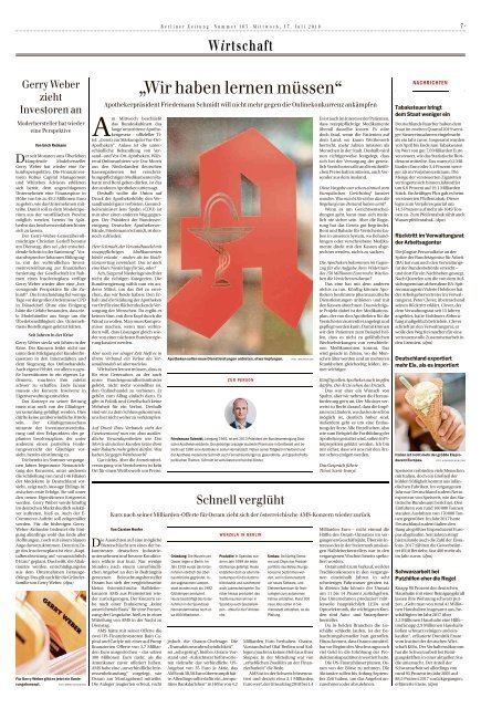 Berliner Zeitung 17.07.2019