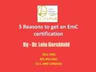 5 Reasons to get an EmC certification level five executive PDF