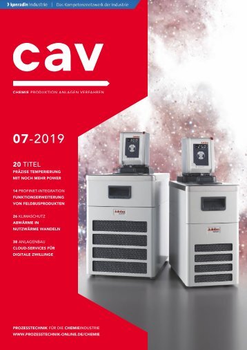 cav – Prozesstechnik für die Chemieindustrie 07.2019