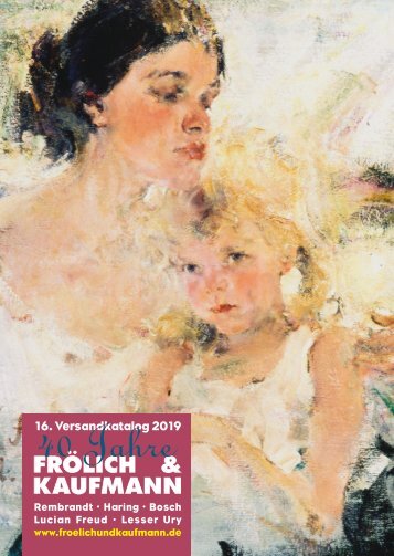 Frölich & Kaufmann 16. Versandkatalog 2019