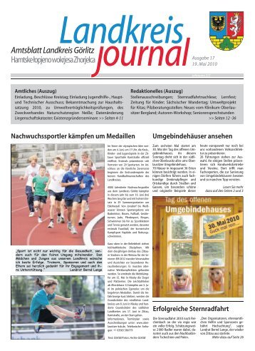 Landkreisjournal Nr. 017/2010