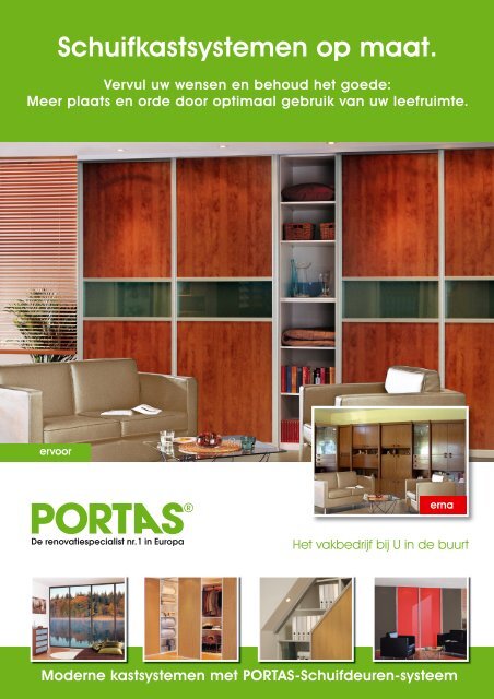 PORTAS-catalogus kastsystemen NL
