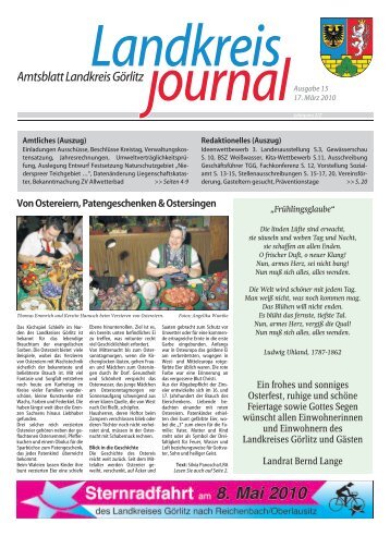Landkreisjournal Nr. 015/2010
