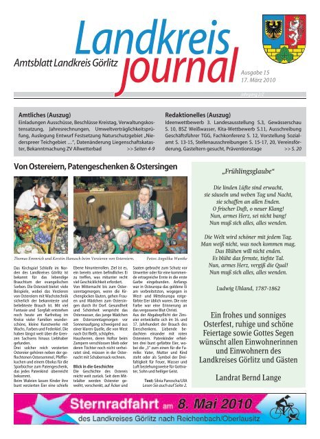 Landkreisjournal Nr. 015/2010