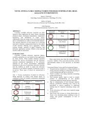 novel spinel-family refractories for high-temperature, high- alkaline ...