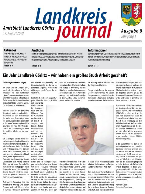 Landkreisjournal Nr. 008/2009