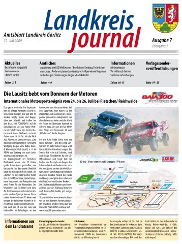 Landkreisjournal Nr. 007/2009