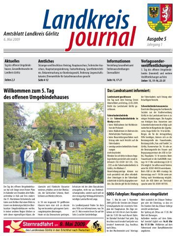 Landkreisjournal Nr. 005/2009