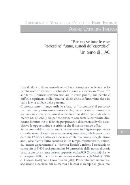 Bollettino Diocesano Gennaio-Marzo 2019