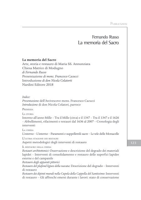 Bollettino Diocesano Gennaio-Marzo 2019