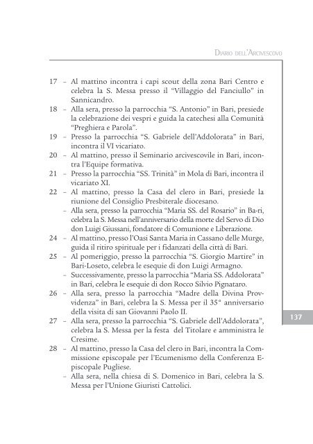Bollettino Diocesano Gennaio-Marzo 2019
