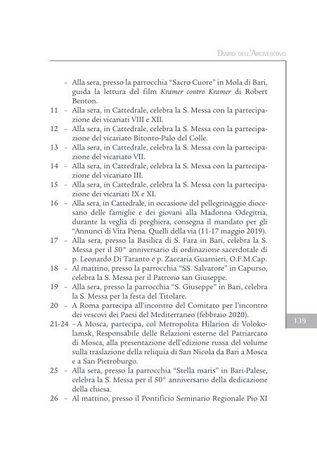 Bollettino Diocesano Gennaio-Marzo 2019