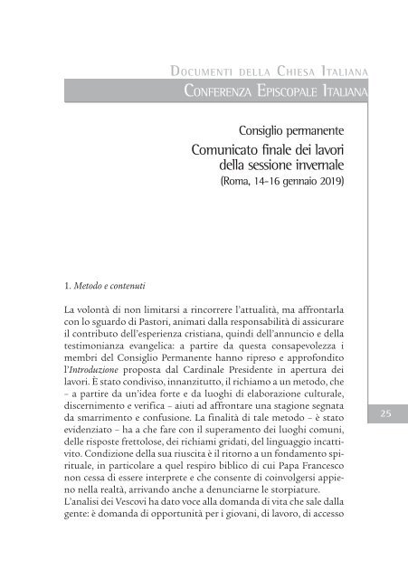 Bollettino Diocesano Gennaio-Marzo 2019