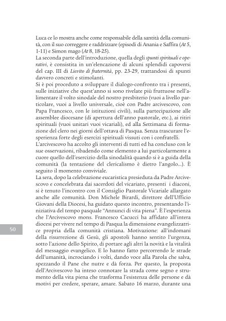 Bollettino Diocesano Gennaio-Marzo 2019