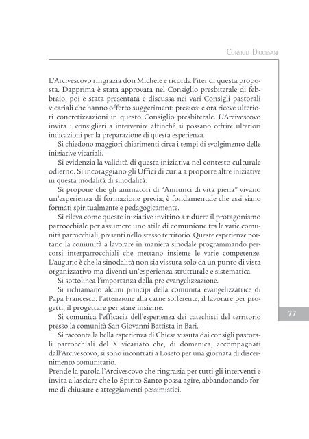 Bollettino Diocesano Gennaio-Marzo 2019