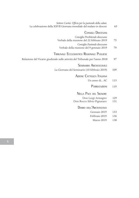 Bollettino Diocesano Gennaio-Marzo 2019
