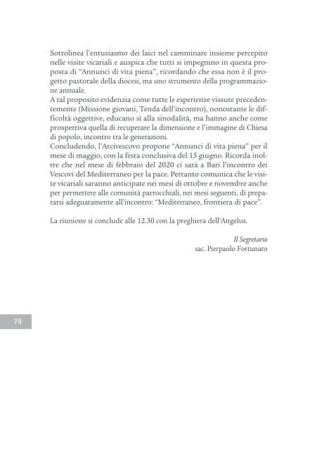 Bollettino Diocesano Gennaio-Marzo 2019