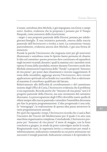 Bollettino Diocesano Gennaio-Marzo 2019