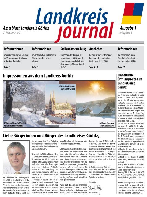 Landkreisjournal Nr. 001/2009