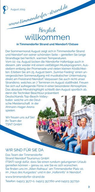 Veranstaltungen August 2019