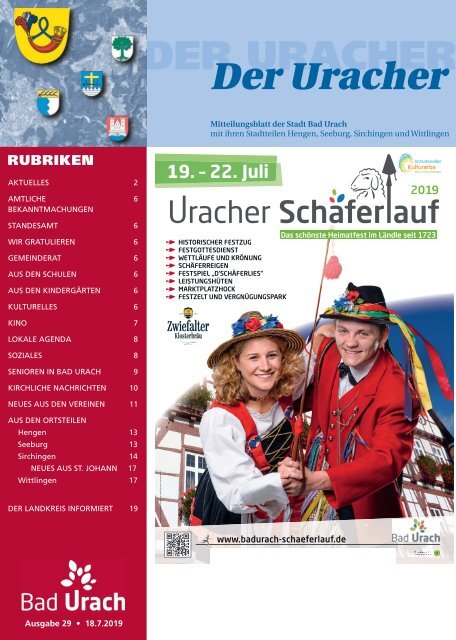 Der Uracher KW 29-2019