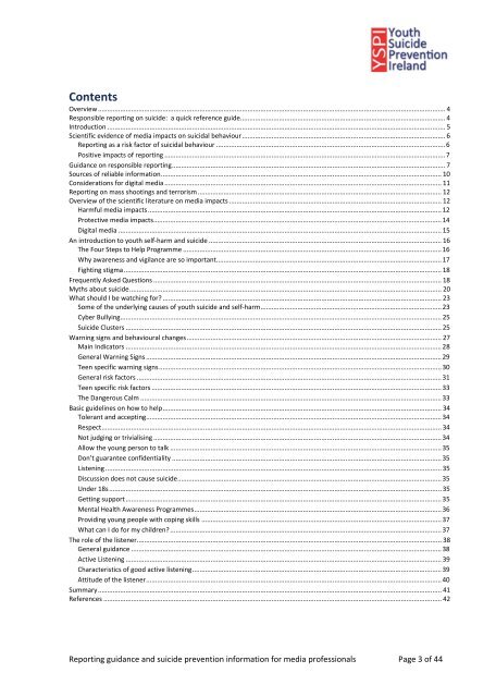 Reporting  Guidance and Information for Media Professionals 2019