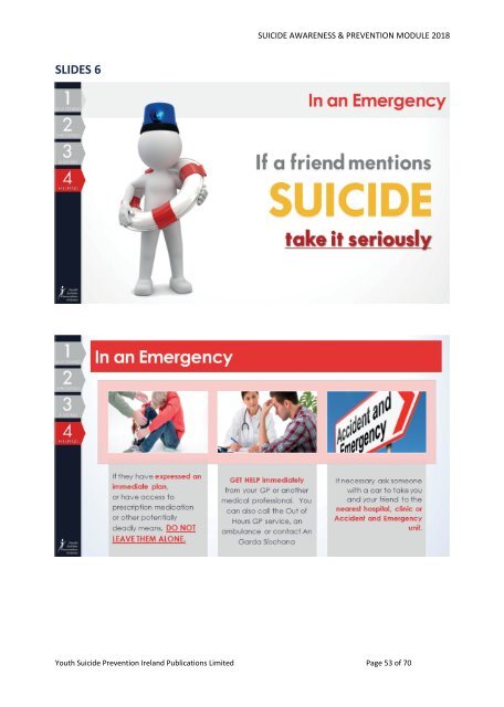 Teaching Suicide Awareness and Prevention 2019