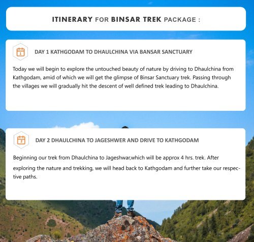 Binasr-trek- Quotation &amp; Itinerary