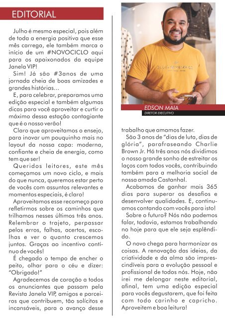 REVISTA JANELA VIP JULHO 2019