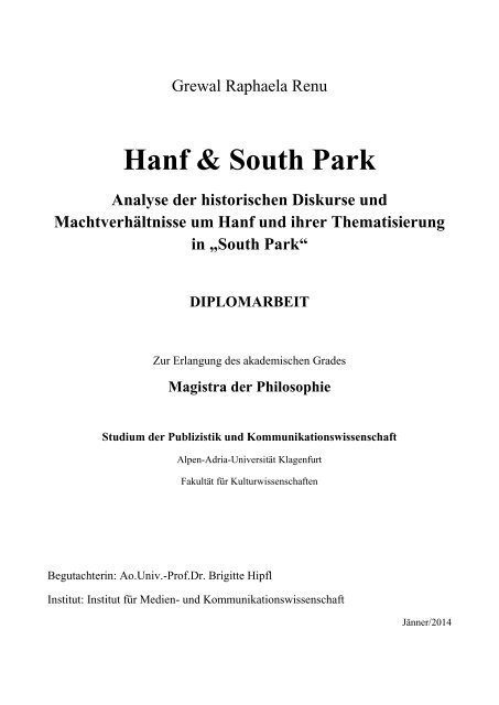 Hanf Und South Park
