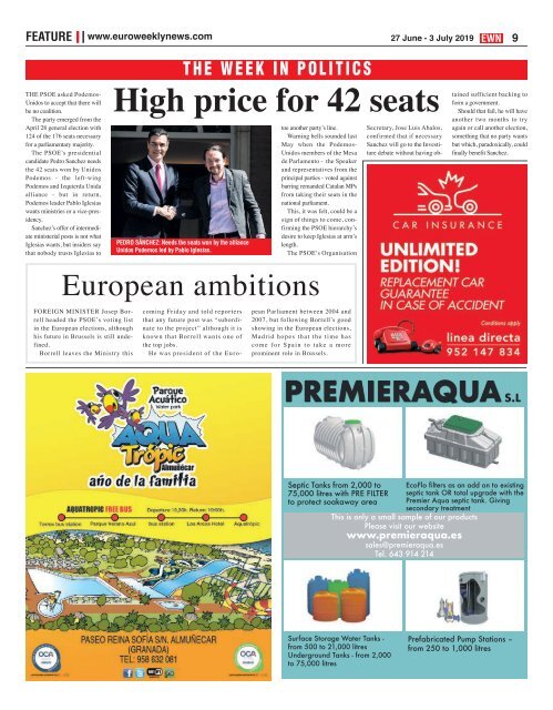 Euro Weekly News - Axarquia 18 - 24 July 2019 Issue 1776